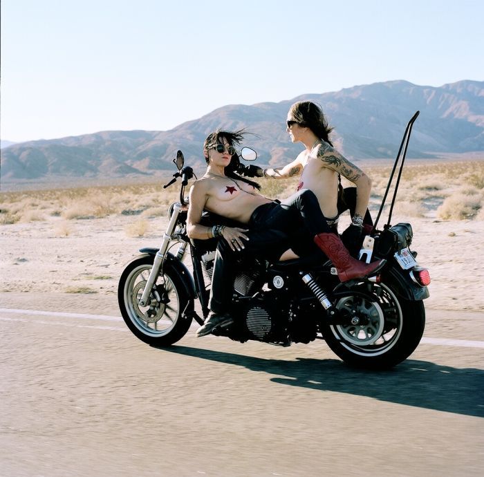 Girls on a motorcycle in Chiclayo