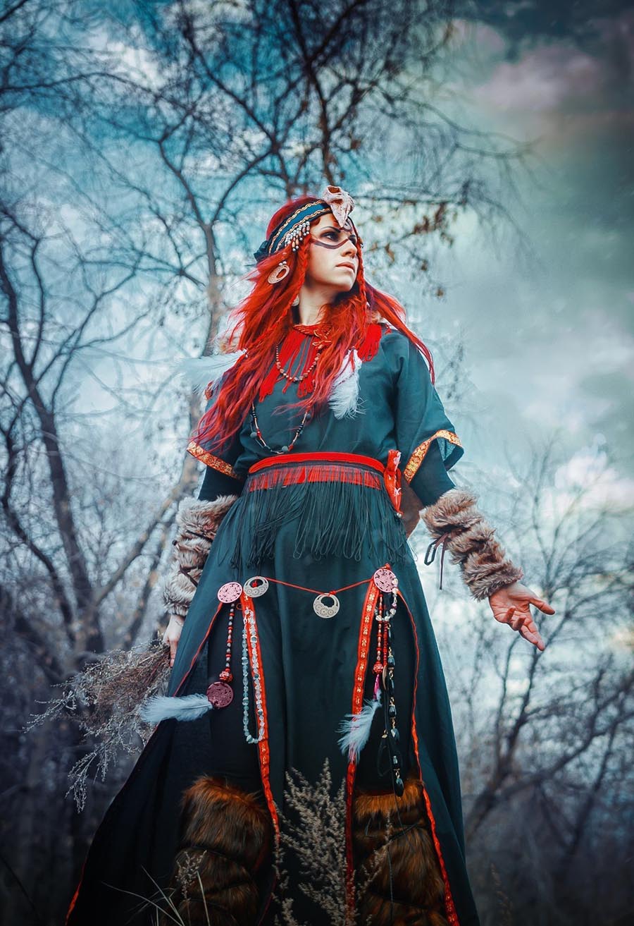 Girls in Slavic costumes underwear in Chiclayo