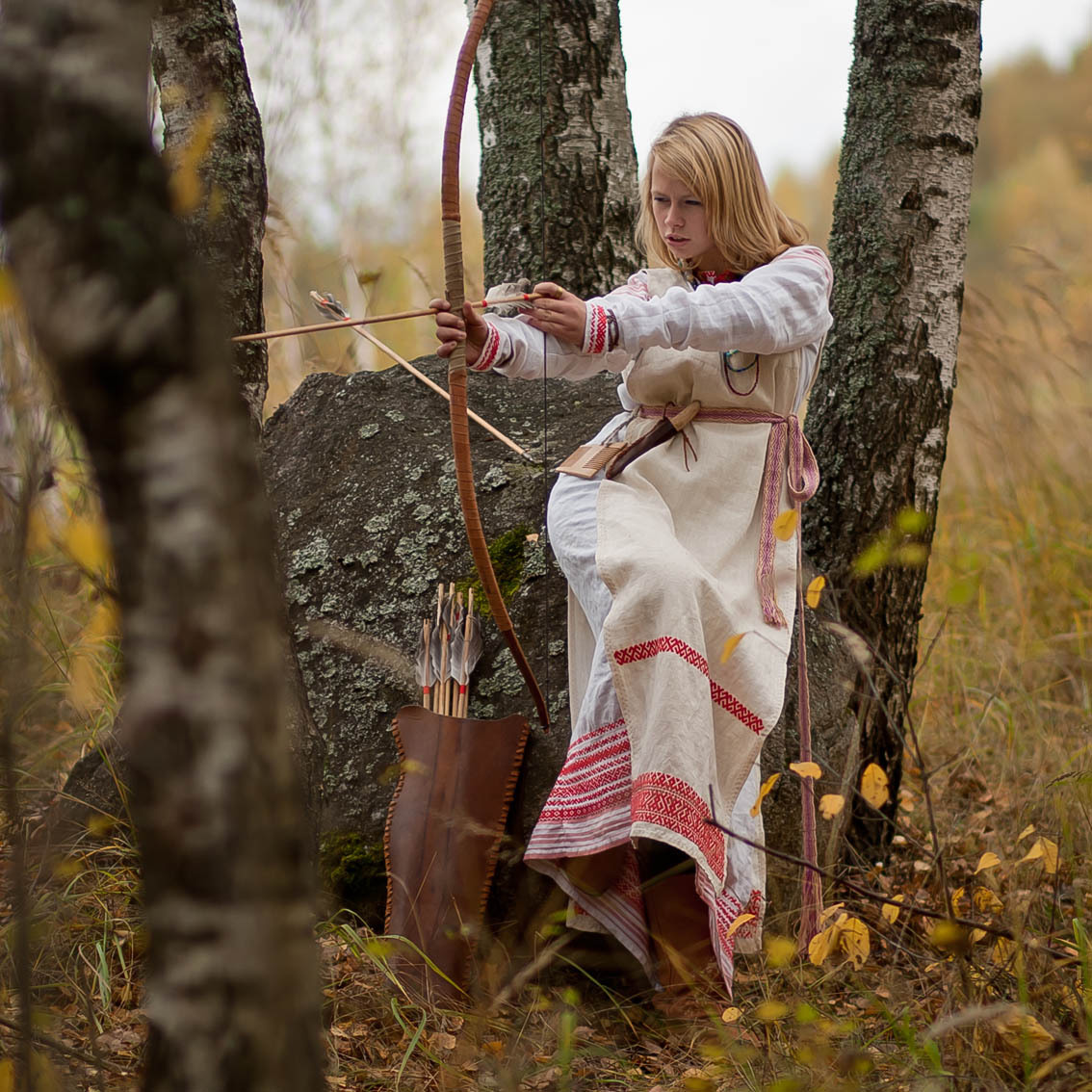 Sexy photo Girls in Slavic costumes in Chiclayo